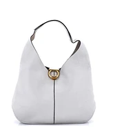 Pre-Owned Salvatore Ferragamo Gancini Margot Hobo Leather