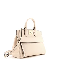 Pre-Owned Salvatore Ferragamo Small Studio Satchel Leather