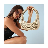 Women's Wire Handbag - Gold