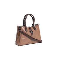 Women's Perma Brown Tanned Handbag