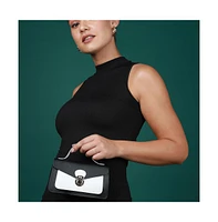 Women's Colourblocked Handbag