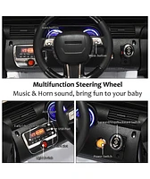 12V Electric Ride On Truck with Parental Remote Control and Led Lights