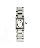 Pre-Owned Cartier Must de Cartier Tank Quartz Watch in Stainless Steel 22mm