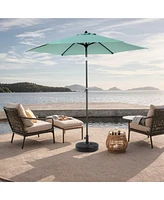 Mondawe 9FT Outdoor Patio Umbrella with Push Button Tilt and Crank