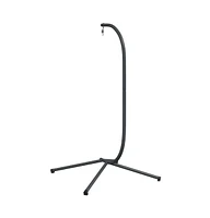 Hanging Egg Chair Stand Anthracite Steel