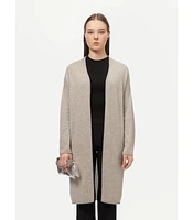 Gobi Cashmere Women's 3D Longline Cardigan