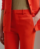 Lauren Ralph Petite Stretch Cady Cropped Pants