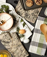 Design Imports Home Sweet Farmhouse Kitchen Collection Cotton Kitchen Linen, Set of 4