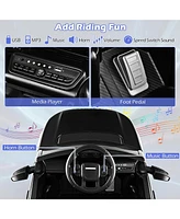 12V Kids Ride On Car with Remote Control Lockable Doors Slow Start System and Led Lights
