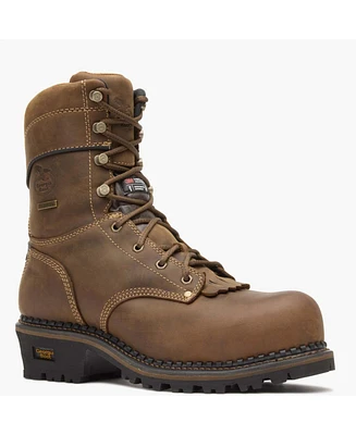 Georgia Boot Men's Amp Lt Logger Composite Toe Insulated Waterproof Work