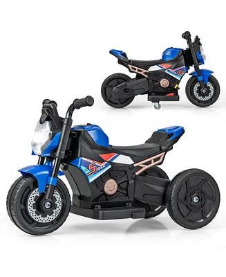 Kids Ride-on Motorcycle 6V Battery Powered Motorbike with Detachable Training Wheels