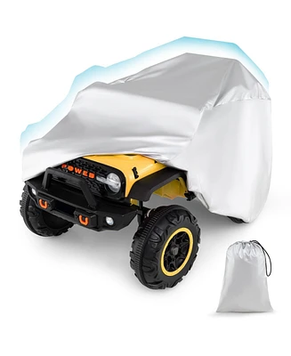 Kids Car Cover for Power Ride-On Toy Car with Storage Bag