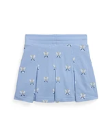 Polo Ralph Lauren Toddler and Little Girls Tennis Print Stretch Mesh Skirt