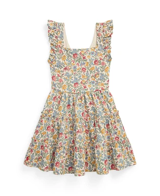 Polo Ralph Lauren Toddler and Little Girls Floral Ruffled Dress