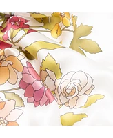 Bouquet - Long Satin Silk Scarf for Women