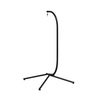 Hanging Egg Chair Stand Black Steel