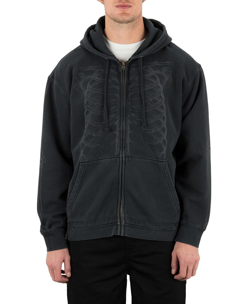 Hurley Men's Bones Full Zip Hoodie