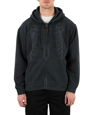 Hurley Men's Bones Full Zip Hoodie
