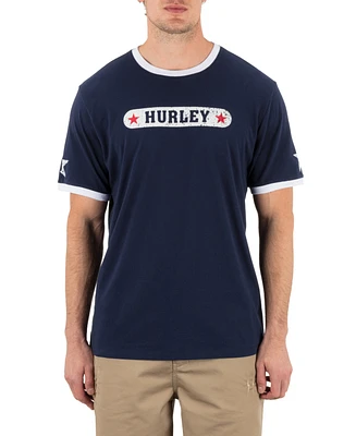Hurley Men's Blink Ringer Short Sleeve T-Shirt