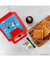 Uncanny Brands Peanuts Deluxe Waffler