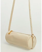 Cylinder Leather Shoulder Bag