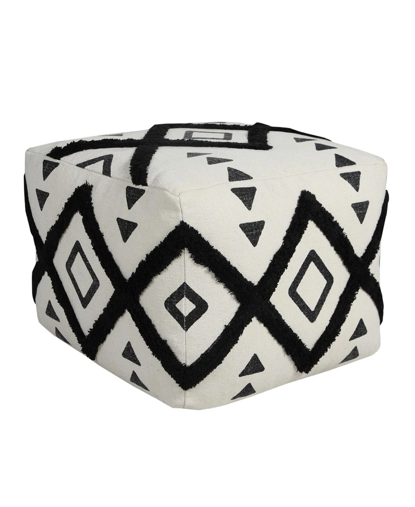 18" 100% Cotton Ottoman