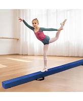 Folding Balance Beam with Solid Wood Base and Anti-slip Bottom