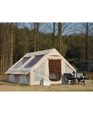 Mondawe 9.8 x13ft Inflatable Camping Tents with Hand Pump