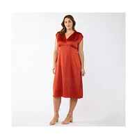 Estelle Burning Desert Textured Dress