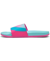 Adidas Men's Adilette Comfort Messi Slide Sandals from Finish Line