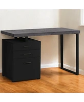 Sleek Computer Desk with Storage – Includes 3 Drawers for Organization