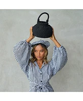Naga Macrame Bucket Bag In Black