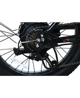 Hauler Electric Bike for Adults, 20"3.0 Fat Tire Ebike 48V 15Ah Removable Integrated Lithium Battery, 750W Powerful Motor, E-Bike with 7 Speed Ge