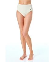 CeCe Women's La Vie A Mer Side-Button Bikini Bottoms