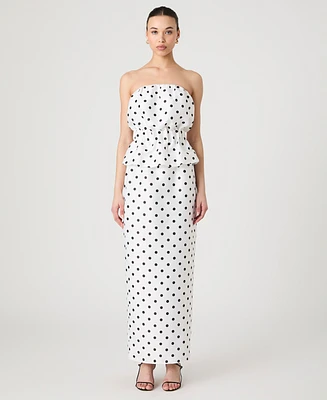 French Connection Women's Polka Dot Maxi Skirt
