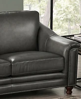 Hydeline Belfast 67" Top Grain Leather Loveseat