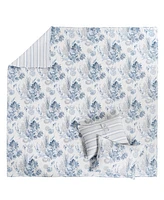 Levtex Coral Landing Reversible -Pc. Quilt Set