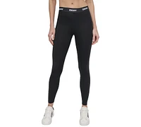 Dkny Women's Logo Elastic Full Length Tight Pants