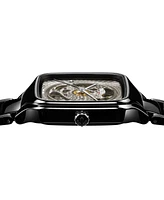 Rado Unisex Swiss Automatic True Square x Kunihiko Morinaga Special Edition Black Ceramic Bracelet Watch 38mm