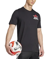 adidas Men's Regular-Fit Football Logo Graphic T-Shirt