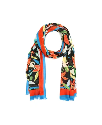 Kate Spade New York Women's Summer Lilies Oblong Scarf