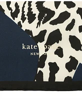 Kate Spade New York Women's Leopard Silk Square Scarf