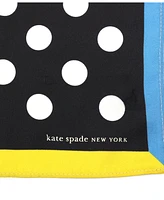 Kate Spade New York Women's Breezy Dot Silk Bandana Scarf