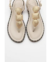 Giulia Leather Flat Sandal (Women)