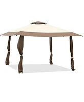 13 x 13 Feet Pop Up Gazebo Tent with Carry Bag for Patio Garden