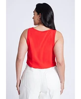 Eloquii Plus Asym Hem Tank