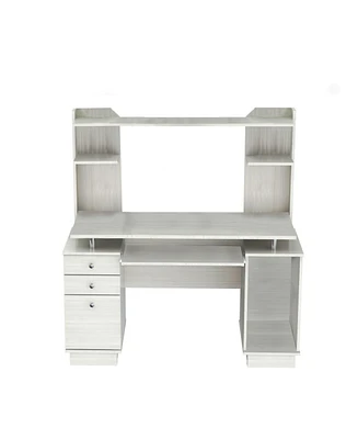 Modern Computer Desk with 3 Drawers – Sleek Home Office Workstation