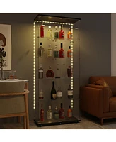 Tempered Glass Cabinet w/ Led
