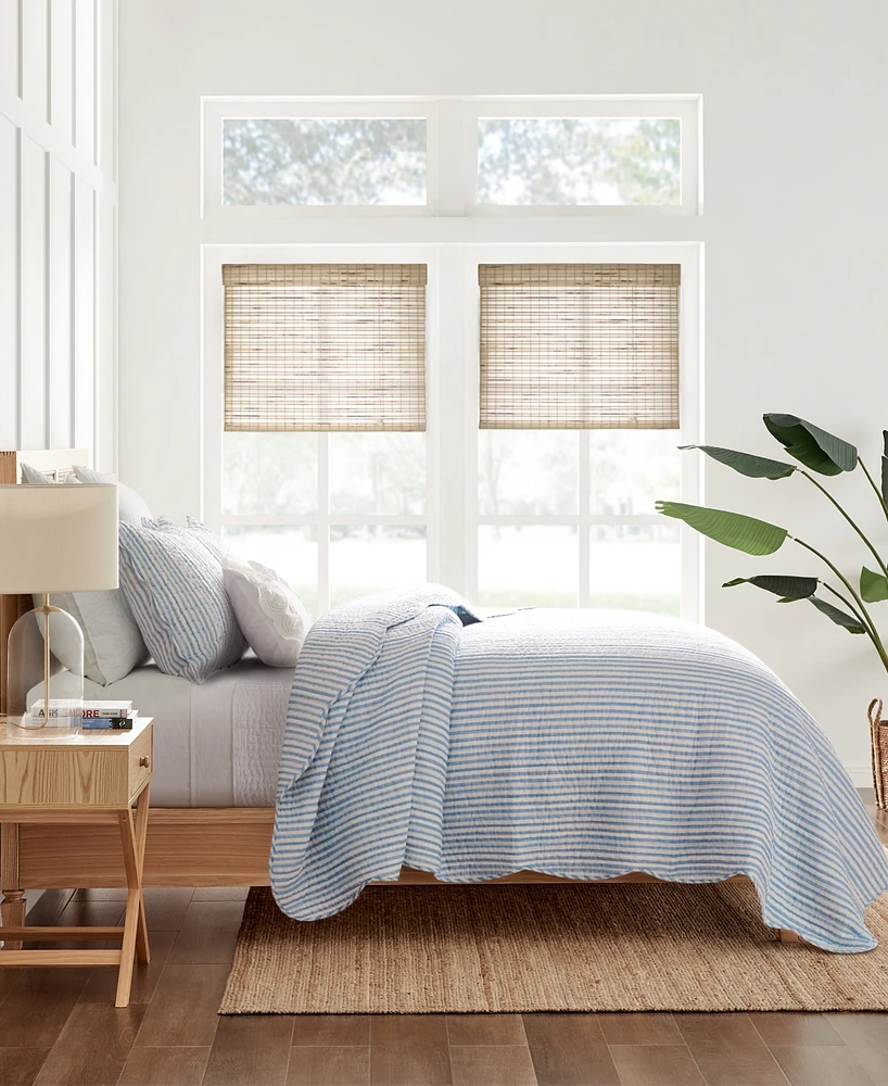 Levtex Martha Stripe Reversible -Pc. Quilt Set