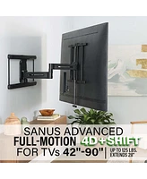 Sanus VLF828-B2 Premium Full-Motion Mount for 42" - 90" Tv
